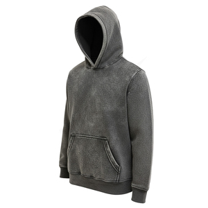 Sudadera con Capucha Unisex Estilo Vintage, Sudadera de Forro Polar Grueso, Fabricante Mayorista OEM, Suministro Personalizado - Product Image 2