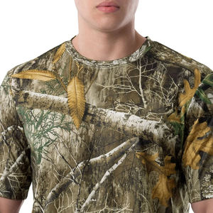 Camisetas de Algodón de 280 g/m² para Hombre, Diseño Personalizado del Fabricante, Estampado de Camuflaje de la Selva, Estilo Real Tree, para Acampar, Resistentes a Cualquier Condición - Product Image 6