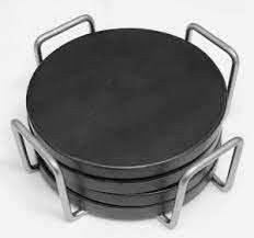 Metal Stone coaster <b>Stand</b> /Golden <b>Drink</b> Coasters Set for Tea Coffee Cup Placemat with <b>Stand</b> for Kitchenware and Sale - Product Image 5