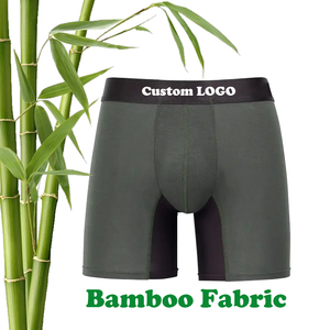 100% sous-vêtements usine hommes bambou tissu personnalisé OEM australie célèbre marque fournisseur 3d entrejambe panneau parfait short expédition DDP - Product Image 2