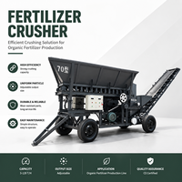Machine à broyer le fumier de vache pour la transformation et la granulation d'engrais organiques fermentés