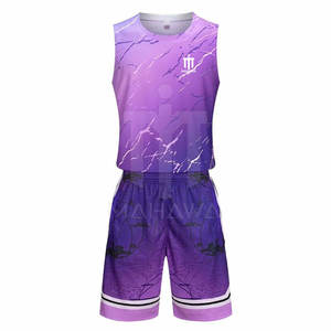 Nouvel ensemble d'uniformes de basketball personnalisables, style tendance, sans manches, 100 % polyester, séchage rapide, design respirant, haute qualité - Product Image 2
