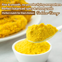 Curry Dorado Cálido con Sabor Umami, Textura en Polvo Delicada con Aroma Agradable, Práctico Envase de Medio Kilo para Pequeños Procesadores de Alimentos