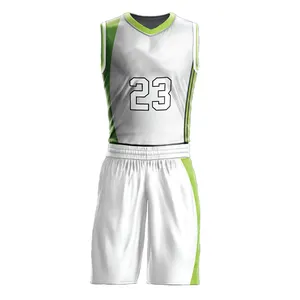 价格便宜定制篮球制服升华新设计印花棒球制服运动篮球服
