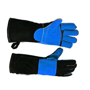 Guantes de Soldadura de Cuero Vacuno de Doble Capa de Alta Calidad, Guantes de Seguridad Multiusos para Soldador a Precio de Mayoreo - Product Image 3