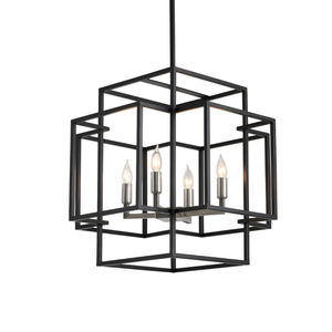 Vente en gros de matériel métallique noir de qualité supérieure Lampes suspendues Lanterne Lampe d'éclairage Lanterne Luminaires décoratifs uniques - Product Image 5