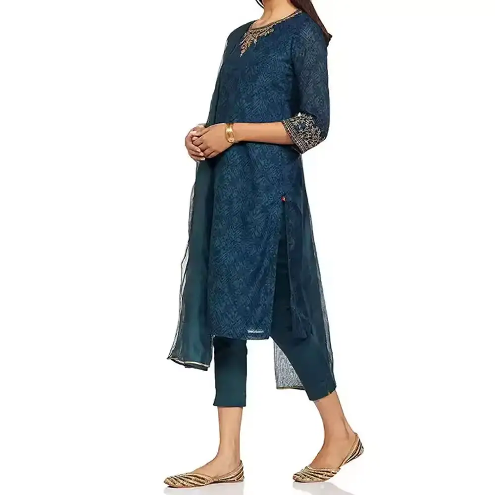Setelan gaya Pakistan pakaian harian Koleksi musim panas wanita desain Salwar Kameez wanita Shalwar Kameez 2024