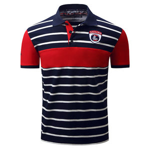 เสื้อยืดสำหรับผู้ชายระบายอากาศได้ดีและกันรอยยับพร้อมการปักลายนูนและการพิมพ์สกรีนลาย - Product Image 1