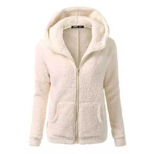 Abrigo de mujer Outwears Sudadera con capucha Chaqueta Abrigo Espesar Piel polar Cálido Invierno con capucha - Product Image 1