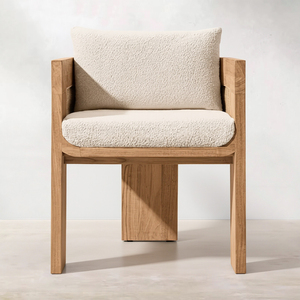 Bộ bàn ghế ăn ngoài trời chất lượng cao bằng gỗ tếch nguyên khối, bền, chịu được thời tiết, thích hợp cho biệt thự, vườn, khu nghỉ dưỡng - Product Image 2