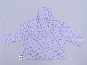 High Quality Custom Made 100% Polyester Fully Sublimation Printed Knitted <b>Hoodies</b> for Woman Drop Shoulder Hoodie - Product Image 3