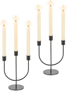 Modern Style Candle Stick Stand Wedding Decorative <b>Candlesticks</b> Luxury <b>Black</b> Metal Candle Holders - Product Image 3