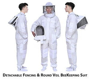 Costume d'abeille à trois couches costume d'apiculture à 3 couches costume d'apiculture ventilé suite d'apiculture de haute qualité - Product Image 4