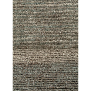 Alfombra de Lana Anudada a Mano Sthir Green AR-5006, Patrón Geométrico Rectangular, Alfombra para Sala de Estar 9x12, Decoración para Pasillo - Product Image 3