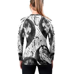 Premium women Long Sleeve Rashguard Strong Stitching Quick Dry Compression Training <b>Shirt</b> - Product Image 2