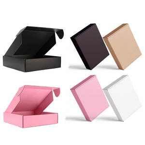 Carton de couleur petits cadeaux boîte d'emballage support de Carton Kraft vierge tailles personnalisées et motifs de Logo imprimés - Product Image 5