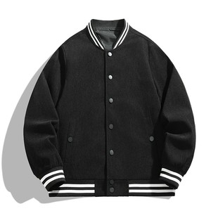 Customizable Heated Unisex Vintage Varsity <b>Jacket</b> <b>with</b> Stand Collar and Front Logo Breathable <b>Fleece</b> Windbreaker Winter <b>Jacket</b> - Product Image 6