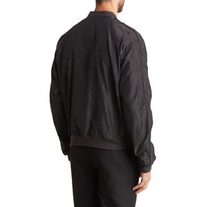 High Quality <b>Purple</b> Satin Bomber Jacket for <b>Men</b> Stand Collar Fashionable Party Wear Best Wholesale Price - Product Image 2