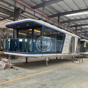 Casa Cápsula 2025, Cabaña Moderna de Acero para Hoteles, Casa de 38 Metros Cuadrados, Estructura de Acero, Lista para Vivir, Oficina Móvil - Product Image 2