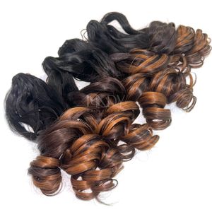Extensions de cheveux humains vietnamiens de couleur personnalisée rebondissant pour bébé de la plus haute qualité 4 faisceaux et 1 ensemble frontal - Product Image 4