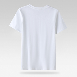 Camiseta de algodón para hombre de alta calidad de manga corta con cuello Camisetas de impresión - Product Image 6