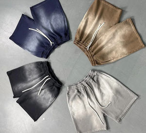 Shorts Unisex Lisos al por Mayor, Shorts de Felpa Francesa de Alta Calidad, Personalizables, de Doble Capa y Alto Gramaje - Product Image 1