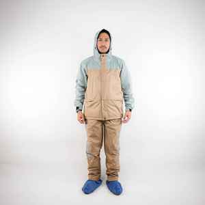 Conjunto de Chubasquero de Estilo Simple para Niñas, Material de PVC de Nailon Impermeable de Tamaño XL para Pesca, Montar y Viajar, Logotipo Personalizado, Patrón Imprimible - Product Image 1