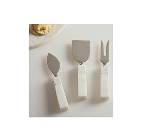 Acier inoxydable 3pcs Couteau À Fromage Ensemble Cuisine Pizza Au Fromage Beurre Outils De Coupe Avec Poignée pour Offre Spéciale produit - Product Image 6