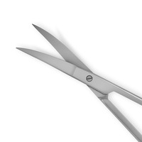 Ciseaux manuels incurvés en acier inoxydable de qualité supérieure, stérilisation à haute température pour une coupe de précision, chirurgie, soins vétérinaires
