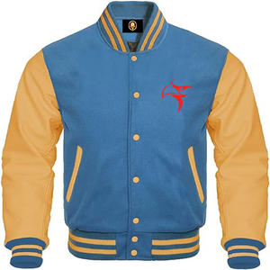 Chaqueta de béisbol personalizada Letterman Varsity-Patrón de camuflaje suelto Temporada de primavera Venta al por mayor Chaquetas de hombre Varsity - Product Image 6
