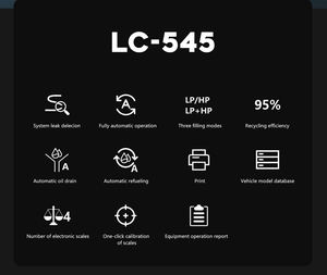 آلة استرداد التيار المتردد الأوتوماتيكية بالكامل ، محطة خدمة إعادة تدوير التبريد Ac - Product Image 6