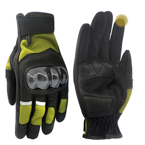 Gants de moto en cuir véritable, meilleures ventes, OEM Gants de course pour vêtements de sport Gants de sécurité en cuir pour motards robustes - Product Image 2