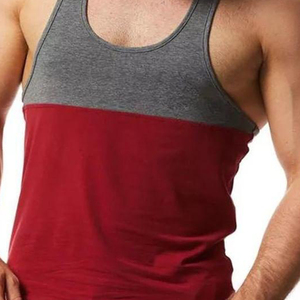 Débardeur de haute qualité à col rond pour hommes pour l'entraînement de fitness d'été personnalisé prix bon marché pour les sports d'entraînement de gymnastique trou Unique pour les hommes - Product Image 2