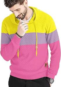 Sudaderas Casuales de Invierno para Hombre, Color Sólido, 100% Algodón, Transpirables, Ecológicas, de Secado Rápido, Corte Regular, Diseño con Bolsillo, Alta Calidad - Product Image 5