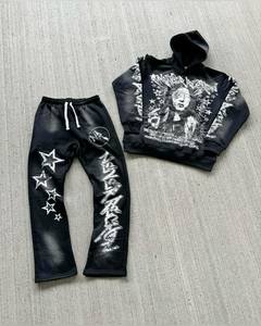 Survêtement empilé imprimé pour hommes de nouveau style d'approvisionnement direct d'usine Survêtement graphique pour hommes de couleur personnalisée de qualité supérieure - Product Image 2
