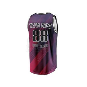 Maillot de basket-ball de haute qualité respirant Nouveau design Vente en gros Maillot de basket-ball confortable - Product Image 6