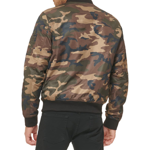 Blouson aviateur coupe-vent de haute qualité pour hommes conçu sur mesure pour l'hiver Street Wear avec col montant enduit Design haut de gamme - Product Image 6