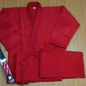 Uniforme de karaté, prix d'usine, vente en gros |   Uniformes avec impression de logo personnalisée |   Unisexe Adulte Haute Qualité 100% Coton/Polyester - Product Image 4