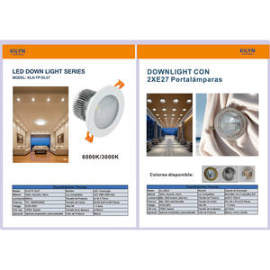 Luminaire encastré à double douille E27, luminaires de plafond élégants - Product Image 5