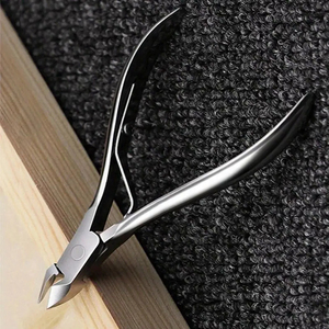 Coupe-ongles épais professionnel robuste lame de bord convexe en acier inoxydable manucure pédicure outils usage domestique cuticule non parfumée - Product Image 4