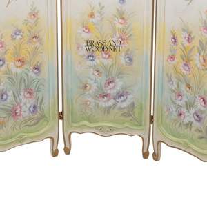 Paravent floral de luxe peint à la main - Product Image 4