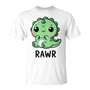 เสื้อยืดลายไดโนเสาร์ทีเร็กซ์น่ารักแบบชิบิ ดีไซน์สุดเท่สำหรับโปรโมชั่น - Product Image 1