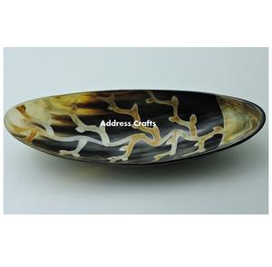 Tazón de Cuerno de Búfalo Natural de Estilo Vintage, 8 Pulgadas, Ligero, Duradero, Ecológico, Sin Plomo, para Servir en Fiestas y Hoteles - Product Image 5