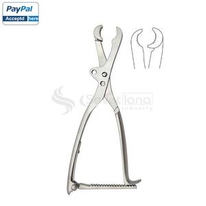 Forceps à os Lambotte en acier inoxydable fabriqué au Pakistan, approuvé CE, instruments chirurgicaux orthopédiques, alimentation manuelle - Product Image 2