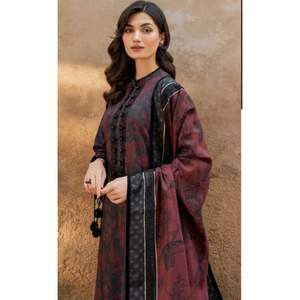 Superventas 2024 nuevo diseño elegante ropa de fiesta paquistaní o ropa informal Shalwar Kameez & Dupatta conjuntos listos para usar vestido de mujer - Product Image 3