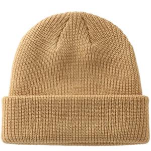 Gorro de punto de invierno de color sólido con logotipo personalizado al por mayor, gorro de invierno de buena calidad para adultos - Product Image 3