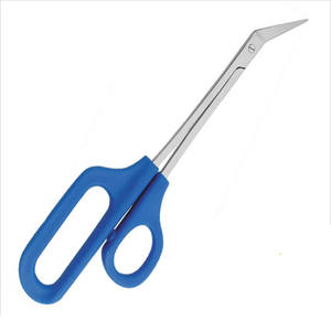 Plastic Handle <b>Nail</b> Cuticle <b>Scissors</b> Stainless Steel Blade Sharp End <b>Nail</b> Cutting <b>Scissors</b> - Product Image 5