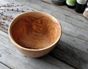 Bol en bois cadeau d'anniversaire salade personnalisé pour son cadeau de mariage de cuisine - Product Image 3