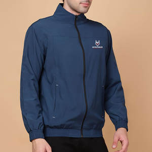 Veste d'entraînement pour hommes avec manches complètes et matériau léger à séchage rapide Veste d'entraînement décontractée pour hommes - Product Image 2