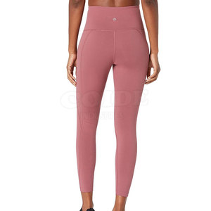 Pantalons de sport sans couture en marque propre, leggings pour femmes en gros, leggings pour femmes en direct d'usine - Product Image 3